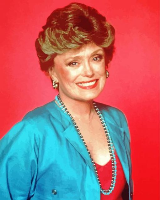 The American Actress Rue McClanahan Diamond Painting