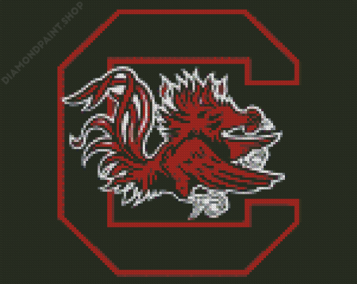 South Carolina Gamecocks Football Diamond Paintings