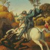 St George And The Dragon Art Diamond Paintings