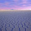 Sunset Over Bolivia Uyuni Salt Flat Diamond Paintings