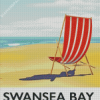 Swansea Bay Wales Poster Diamond Paintings