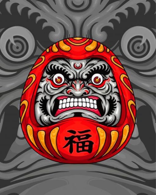 The Chinese Daruma Doll Diamond Paintings