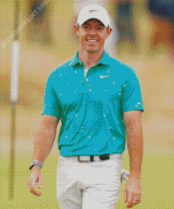 The Golf Player Rory McIlroy Diamond Paintings