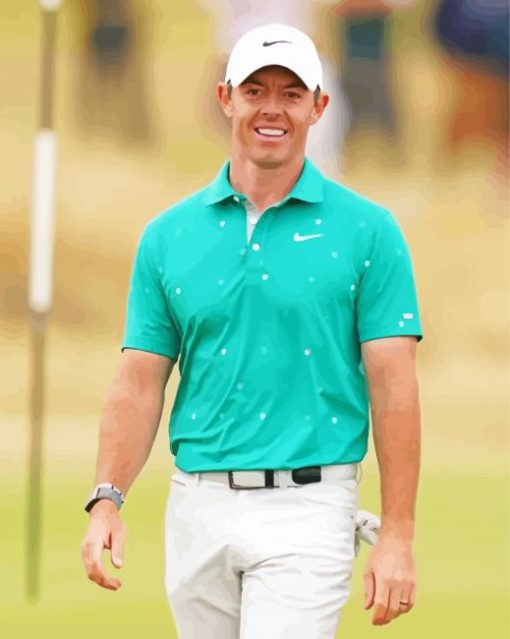 The Golf Player Rory McIlroy Diamond Paintings