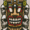 Tiki Skull Diamond Paintings