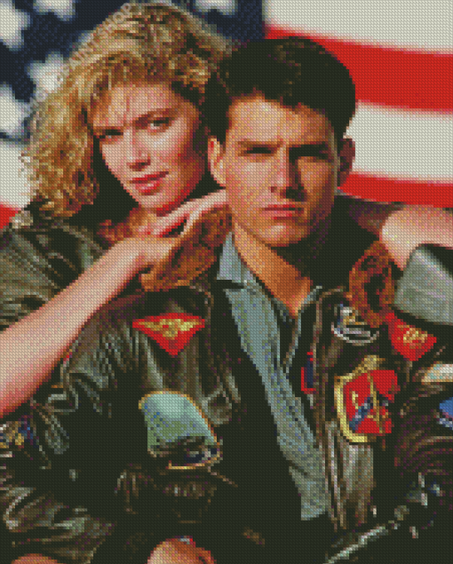 Tom Cruise Top Gun Movie Diamond Painting