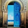 Traditional Door To The Sea Diamond Painting