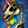 Unicorn Skull Diamond Paintings