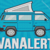 Vanagon Illustration Diamond Painting