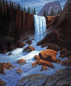 Vernal Falls Diamond Paintings