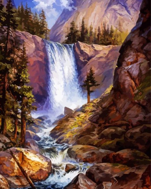 Vernal Falls Art Diamond Paintings