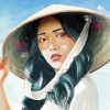 Vietnamese Girl Art Diamond Paintings