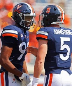 Virginia Football Players Diamond Paintings