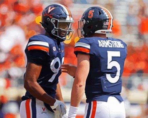 Virginia Football Players Diamond Paintings