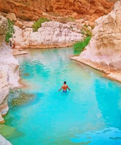 Wadi Ash Shab Oman Diamond Paintings