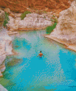 Wadi Ash Shab Oman Diamond Paintings