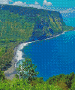 Waipio Valley Beach Diamond Paintings