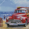 Woodie Car Diamond Paintings