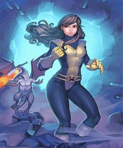 X Men Kitty Pryde And Lockhedd Diamond Paintings