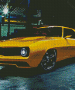 Aesthetic 69 Camaro Diamond Paintings