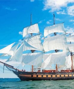 Aesthetic American Tall Ships Diamond Paintings