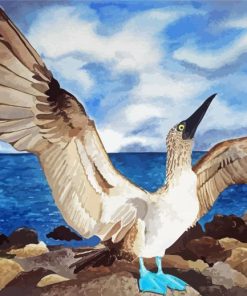 Aesthetic Blue Footed Boob Diamond Paintings