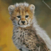 Aesthetic Cheetah Baby Art Diamond Paintings