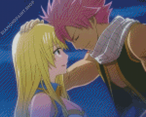 Aesthetic Lucy Und Natsu Diamond Painting