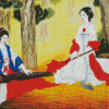 Aesthetic Oriental Art Diamond Painting