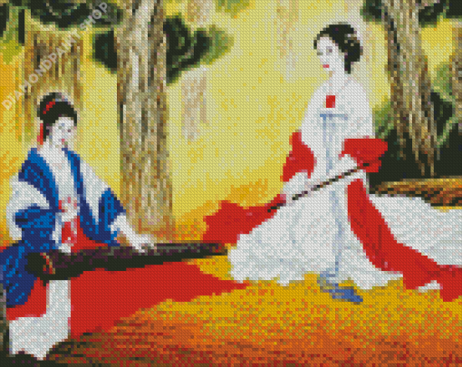 Aesthetic Oriental Art Diamond Painting