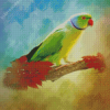 Aesthetic Ring Neck Bird Diamond Painting