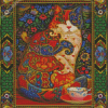 Aesthetic Tapestry Cat Art Diamond Painting