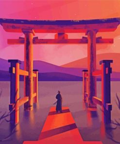 Aesthetic Torii Gate Diamond Paintings