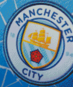 Aesthetic Man City Badge Diamond Painting