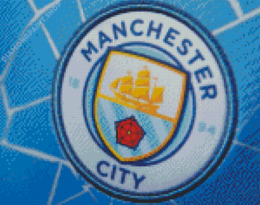 Aesthetic Man City Badge Diamond Painting