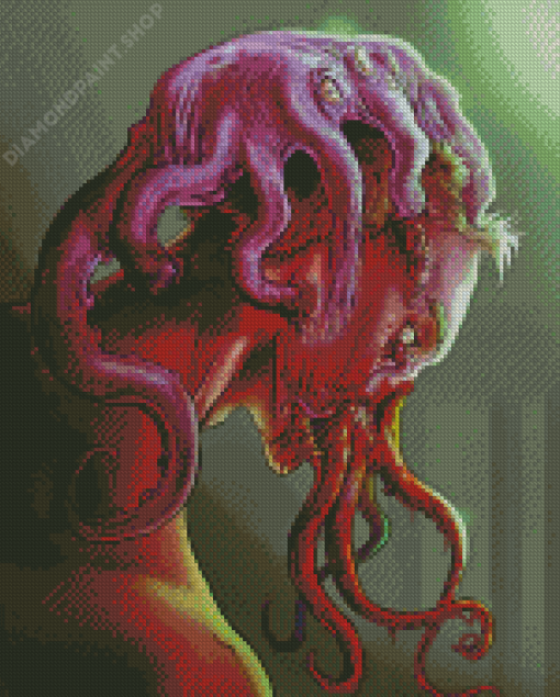 Aesthetic Mind Flayer Art Diamond Painting