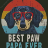 Best Paw Papa Ever Dog Quote Diamond Paintings