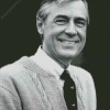 Black And White Mr. Rogers Diamond Paitntings