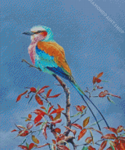 Breasted Roller Bird Art Diamond Painting