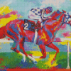 Colorful Secretariat Diamond Painting