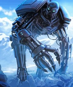 Fantasy Ice Robot Diamond Paintings