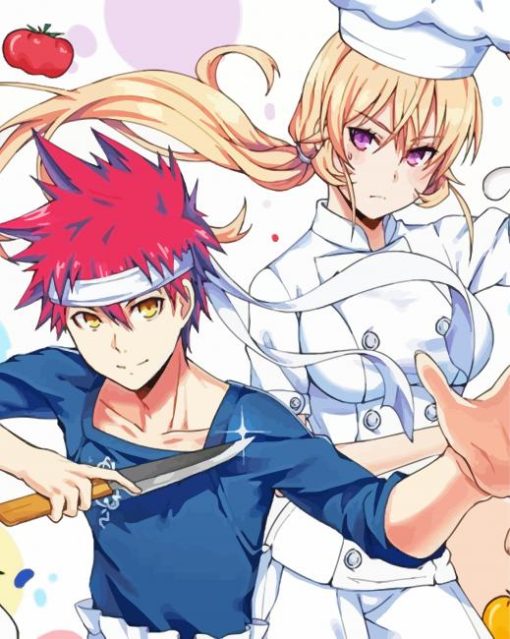 Food Wars Shokugeki No Soma Diamond Painting