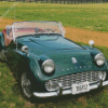 Green Triumph TR3A Diamond Paintings