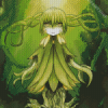 Plant Girl Diamond Painting