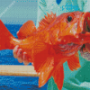 Red Rockfish Diamond Painting