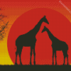 Safari Sunset Diamond Paintings