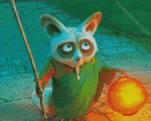 Shifu Animation Character Diamond Paintings