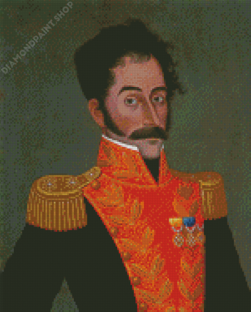 Simon Bolivar Art Diamond Paintings