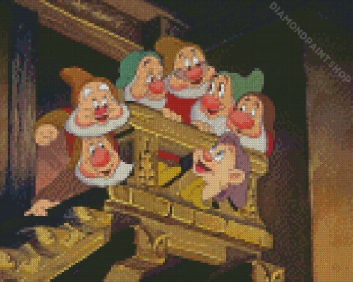 Snow White Dwarfs Diamond Paintings