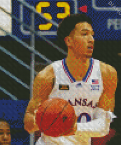 The Player Jalen Wilson Ku Jayhawk Diamond Paintings